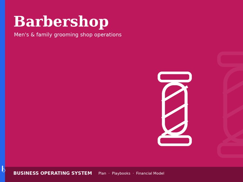 Barbershop operating system
