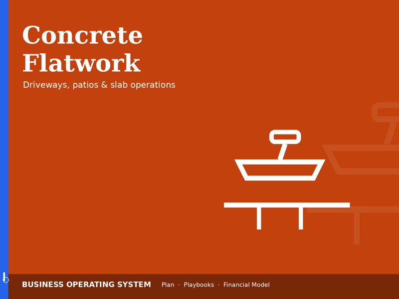 Concrete Flatwork Contractor operating system