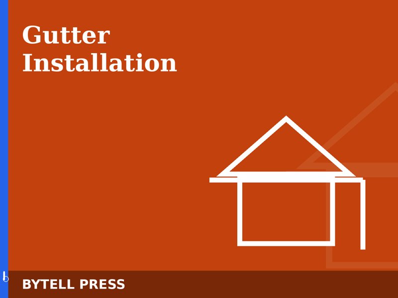 Gutter Installation operating system