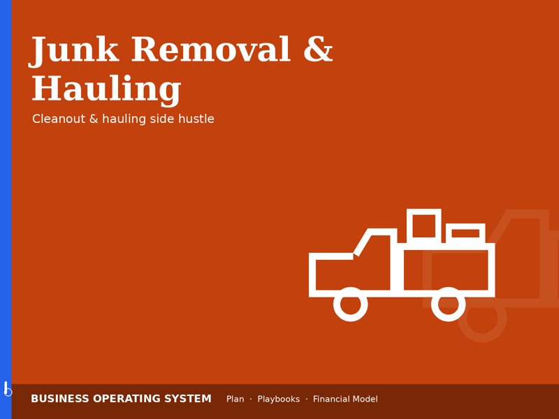 Junk Removal & Hauling operating system
